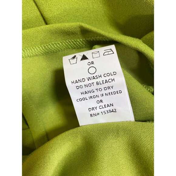 Melloday Apple Green Cocktail Midi Dress XL Stretch Sexy Bodycon Rave Y2k Party - Picture 6 of 7